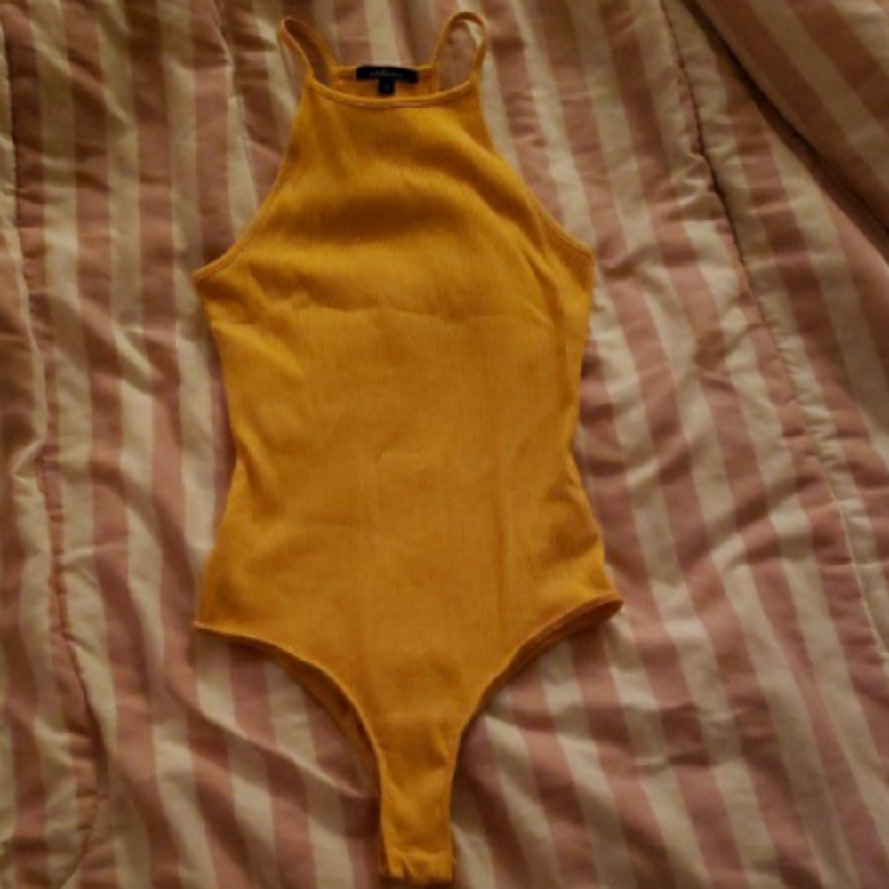 Mustard bodysuit